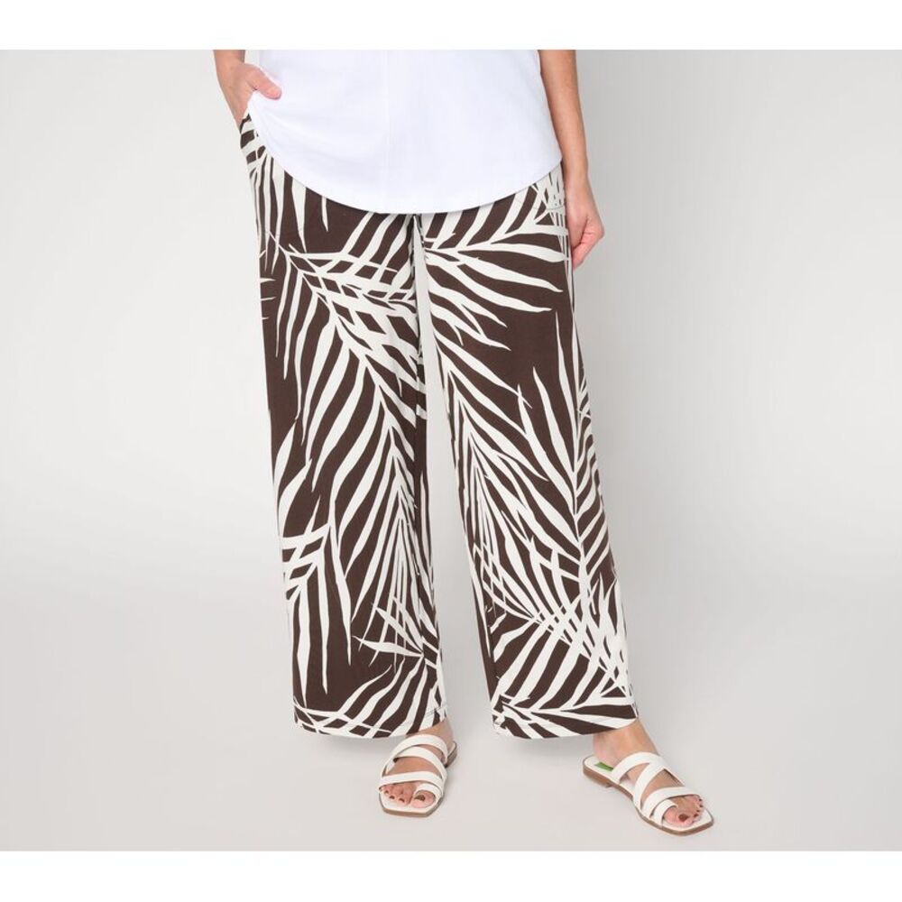 Denim & Co. Women's Pants Sz S Make Your Selection: Beach Jersey Brown